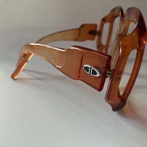 Vintage Christian Dior Vintage Oversized Eyeglass Frame Never Worn